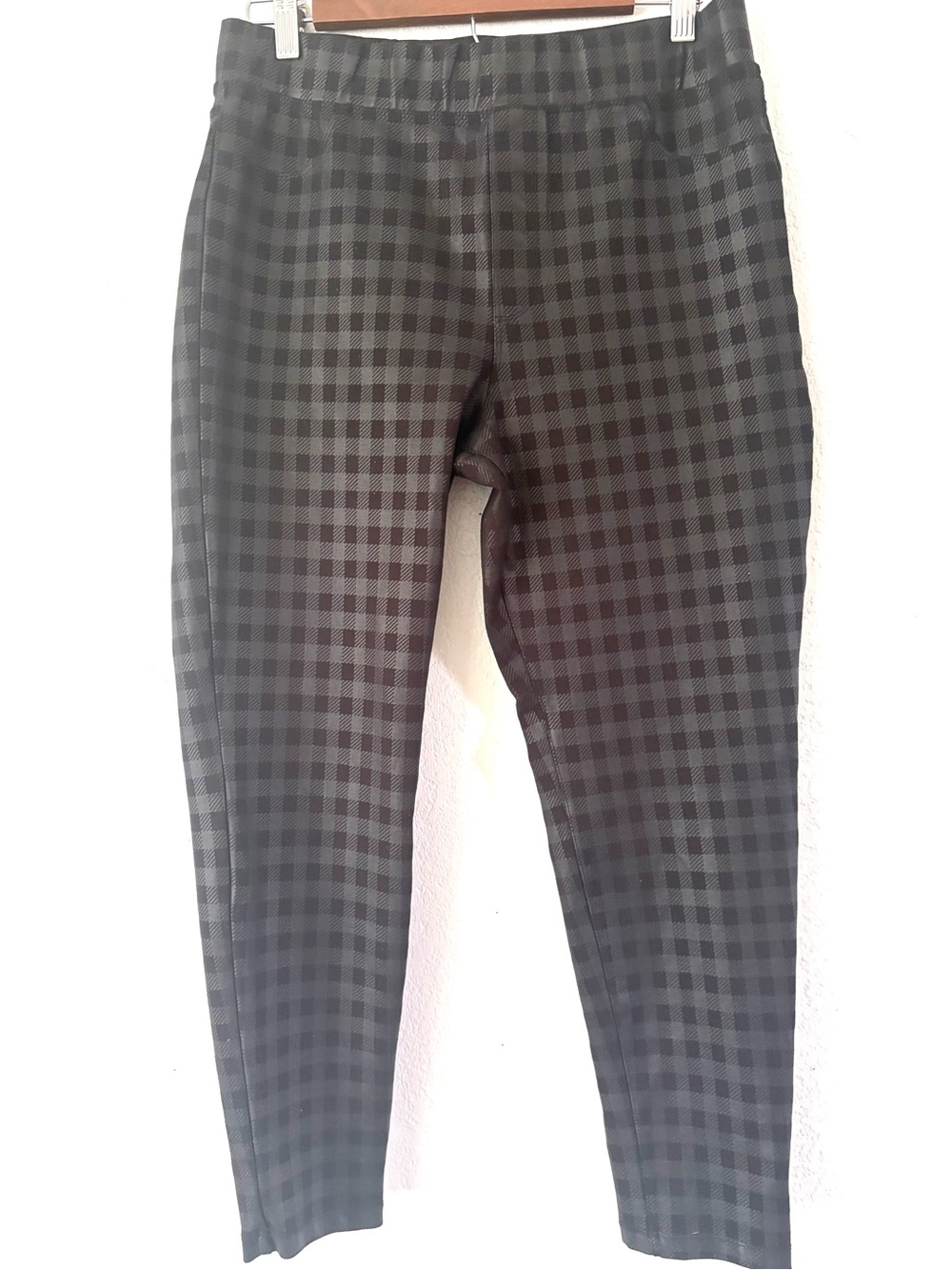 Sanctuary Black and Gray Checked Chinos